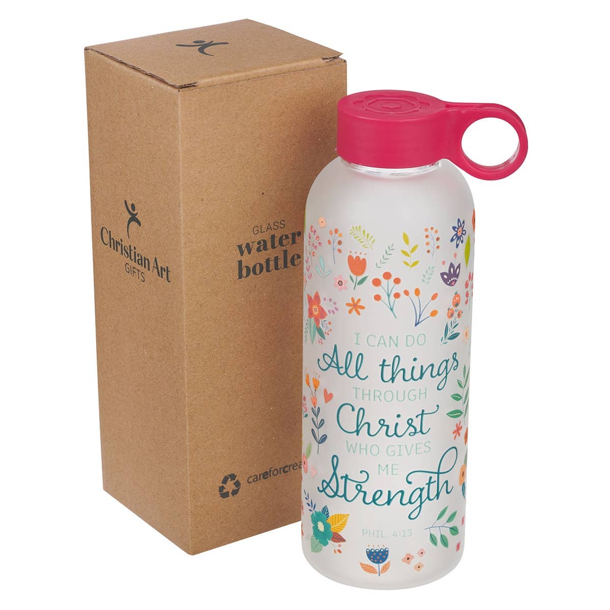 Water Bottle Glass All Things Phil. 4:13