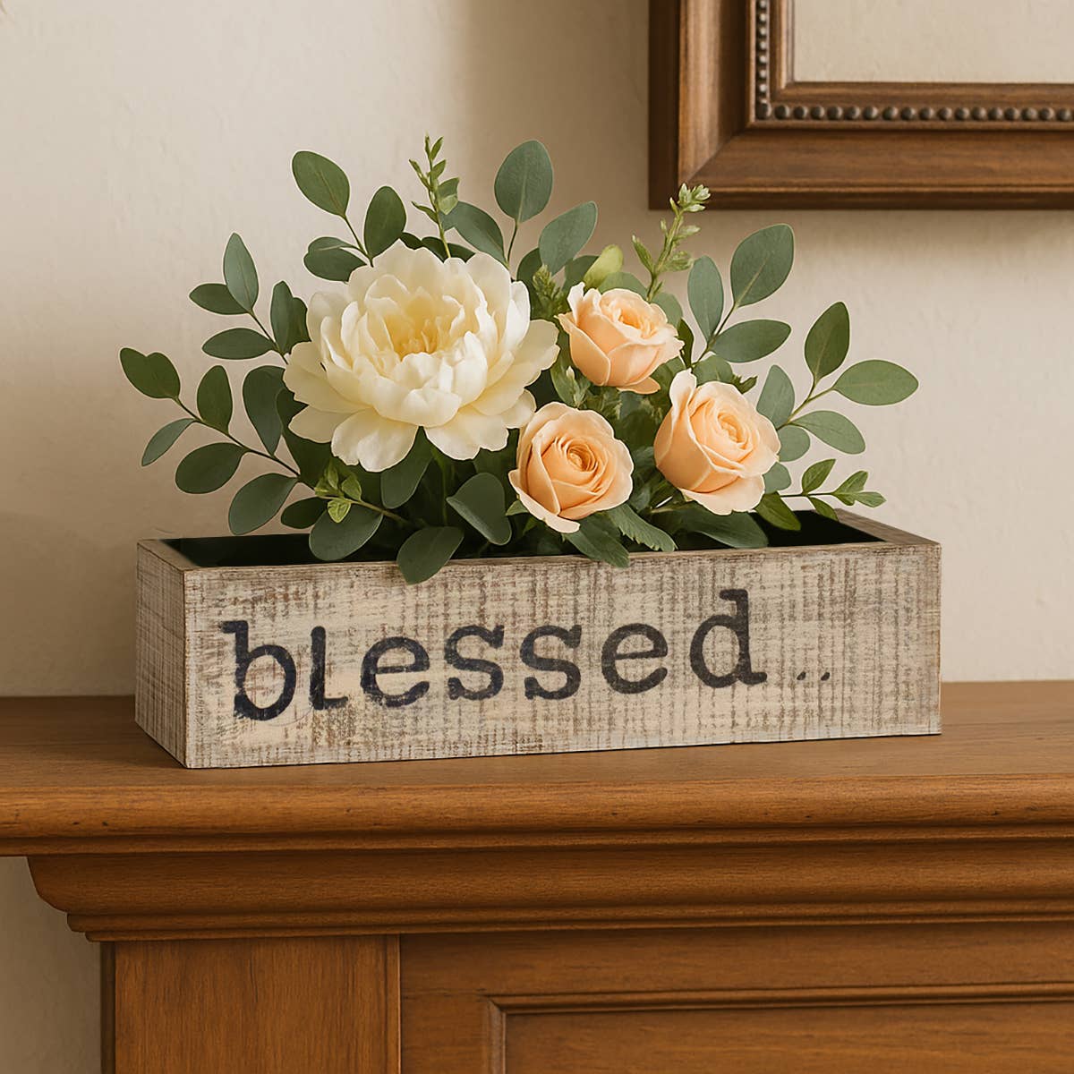 Distressed Wooden Box Set