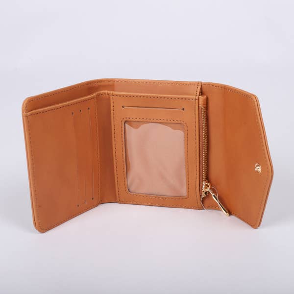 Wallet PU Leather Women's Thankful Brown
