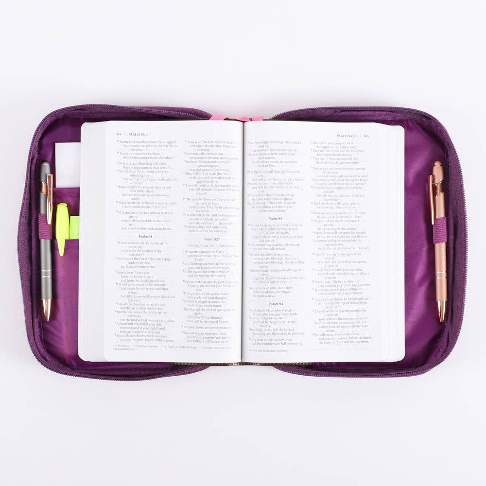 Canvas Bible Cover - Do Not Be Afraid - Medium