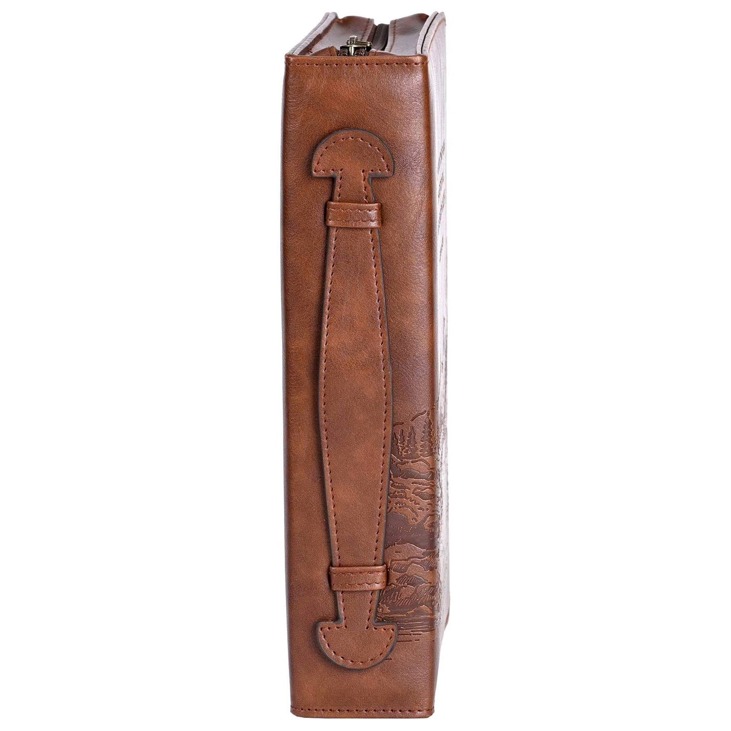 White Dove Bible Case For I Know The Plans Brown XL