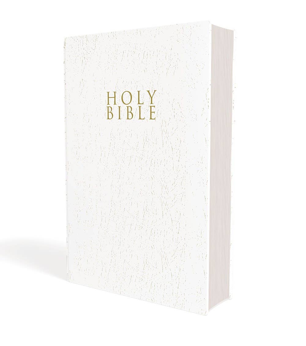NIV Gift and Award Bible, Leather-Look, White, Red Letter