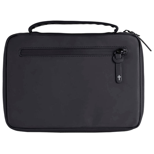 White Dove Bible Case Black Large Water Resistant