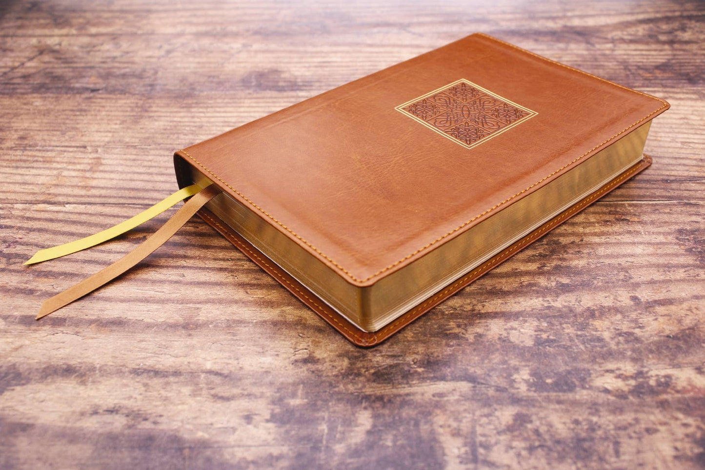NASB, Personal Size Bible, RL Large Print, Leathersoft Brown