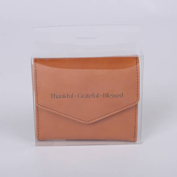 Wallet PU Leather Women's Thankful Brown
