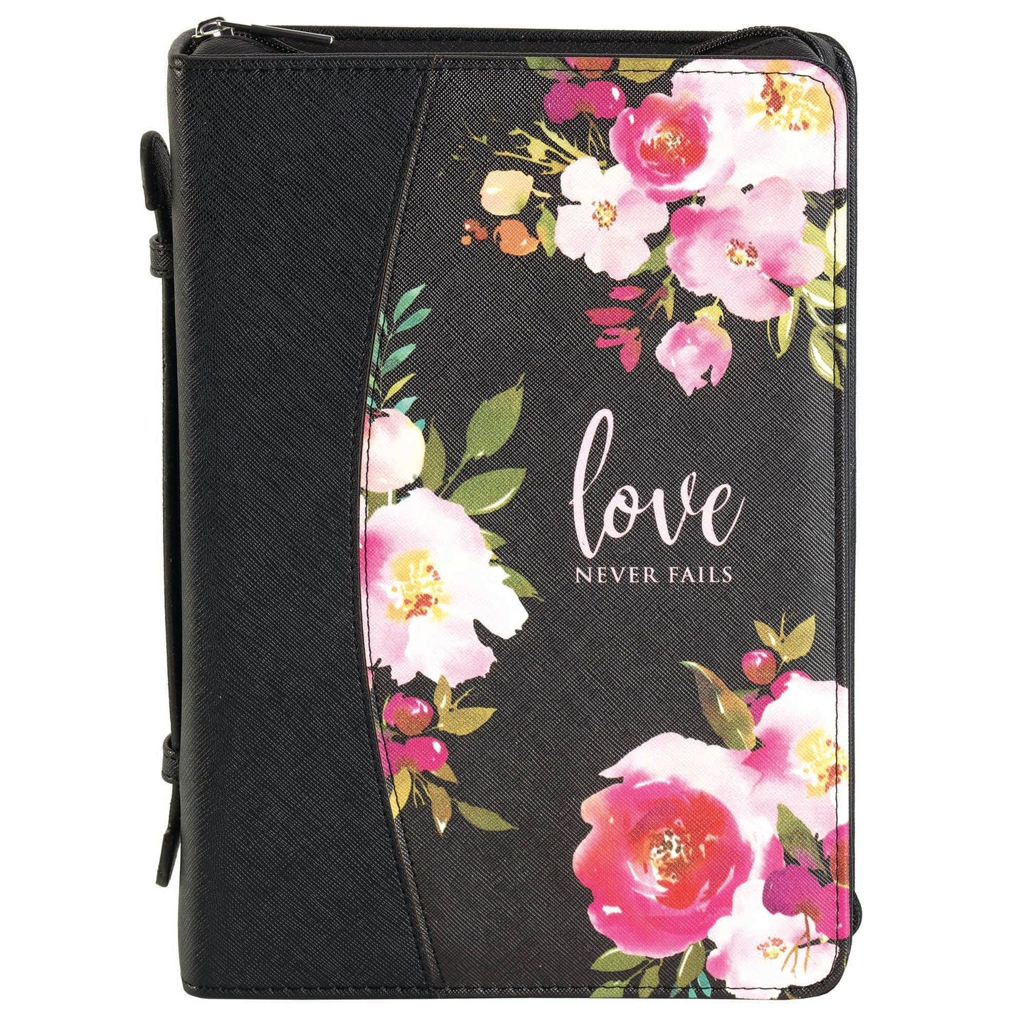 White Dove-BC- "LOVE NEVER FAILS'-Black-XL