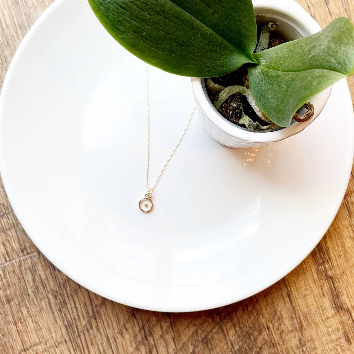 Mustard Seed Necklace- Gold-plated