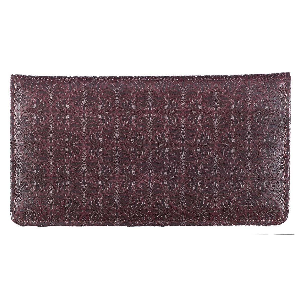 Checkbook Wallet Brown Two-tone Blessed Man Jer. 17:7