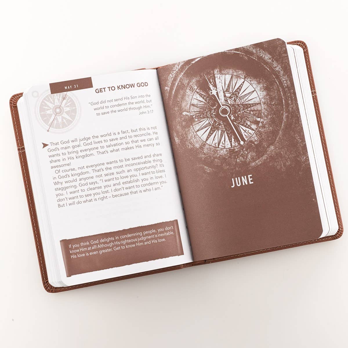 Devotional Words of Jesus for Men Faux Leather