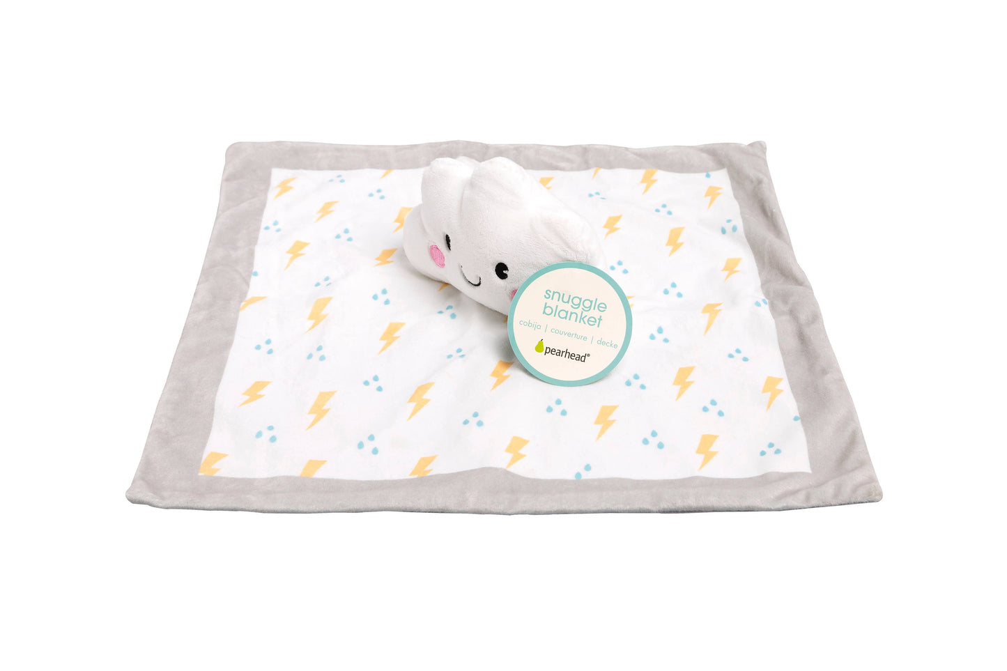 Cloud Baby Lovey Blanket, White