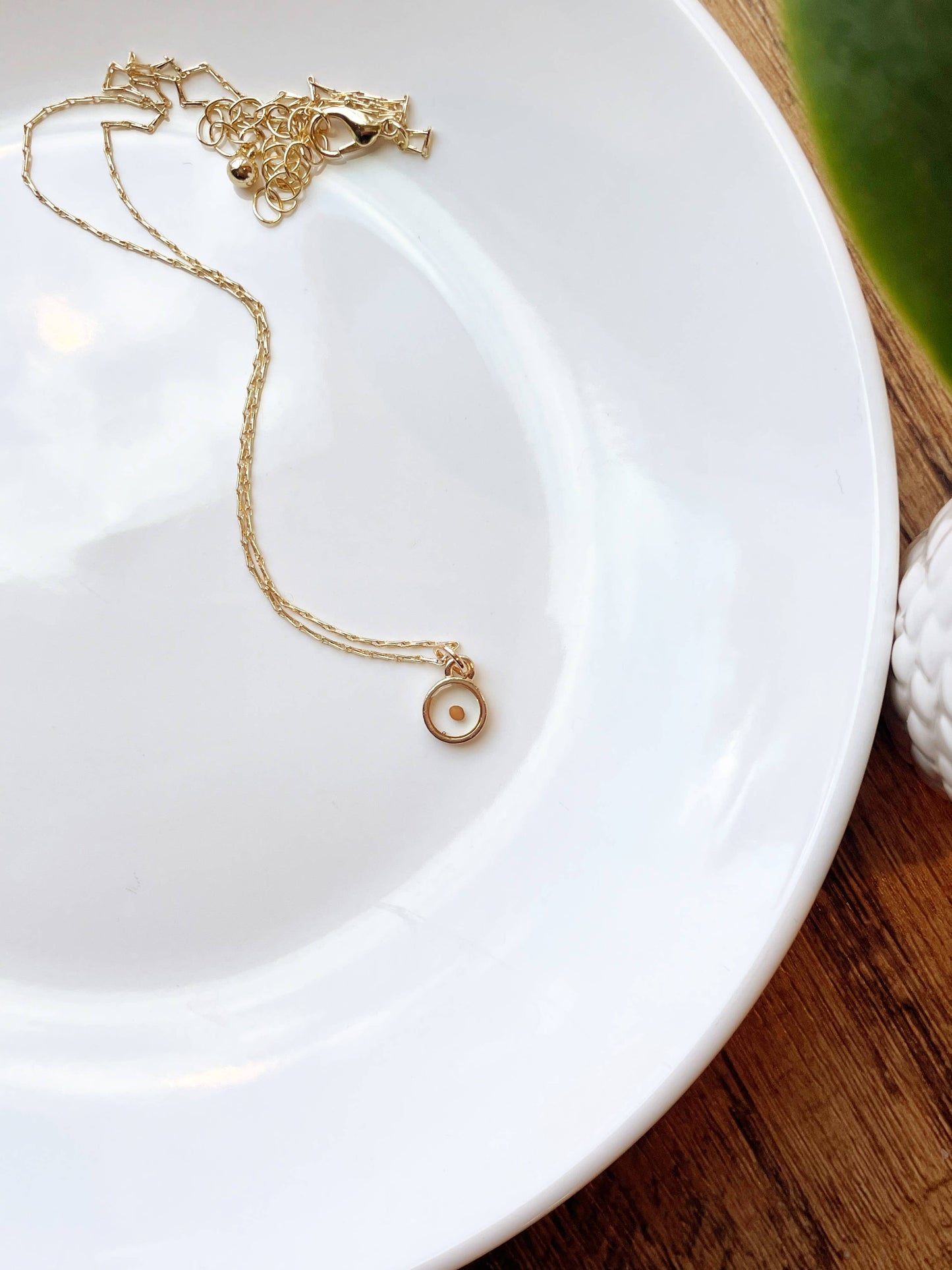 Mustard Seed Necklace- Gold-plated